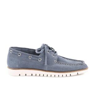 Seychelle’s Kipper Blue Suede Boat Shoes
